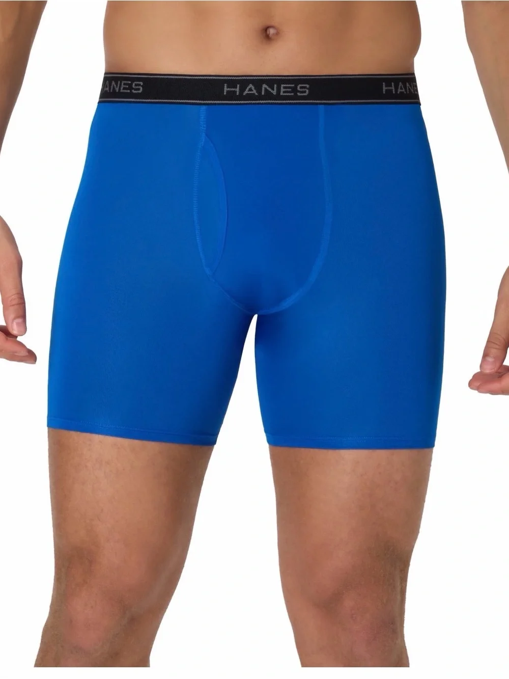 💜Hanes Men's Performance Boxer Brief Underwear Pack,Stretch,6Pack SizeSmall28-30